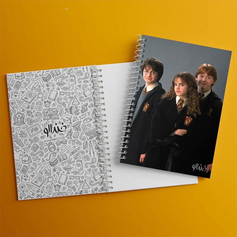دفتر مشق 100 برگ خندالو طرح هری پاتر Harry Potter کد 19363