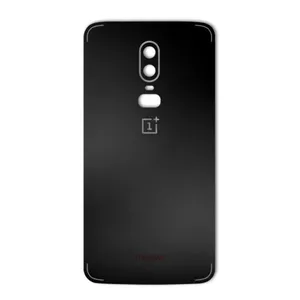 MAHOOT Black-color-shades Special Texture Cover Sticker for OnePlus 6