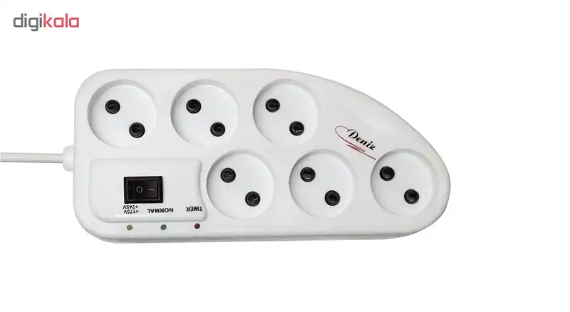 چند راهی برق و محافظ نوسان برق دنیز مدل KCH_060