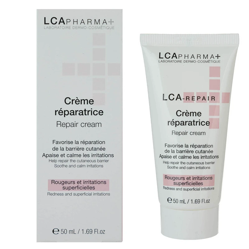 کرم  مرطوب کننده ، ضد التهاب و ضد قرمزی پوست ال سی ای فارما مدل Creme Reparatice حجم 50 میلی لیتر