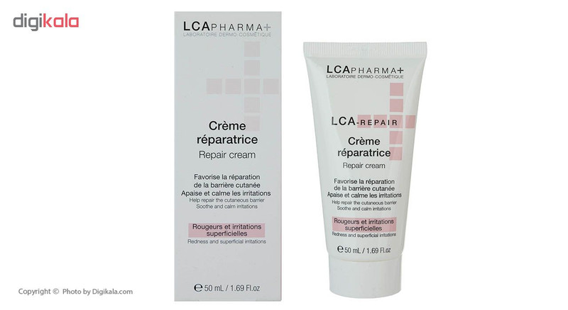 کرم مرطوب کننده ، ضد التهاب و ضد قرمزی پوست ال سی ای فارما مدل Creme Reparatice حجم 50 میلی لیتر
