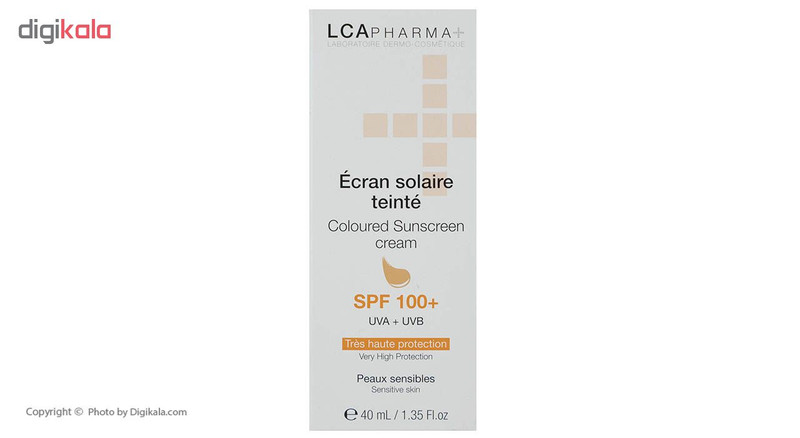 کرم ضد آفتاب رنگی ال سی ای فارما مدل Ecran Solaire Teinte حجم 40 میلی لیتر
