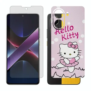 Glass Together model transparent screen protector suitable for Xiaomi Poco X7 Pro mobile phone with back cover sticker