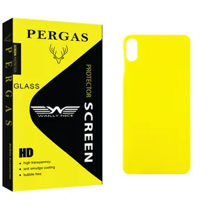 Waily Nice Pergas Glass Back Protector For Apple اپل iPhone XS Max
