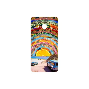 MAHOOT Collage of Orange Sky Cover Sticker for Microsoft Lumia 550