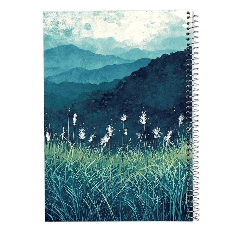 دفتر شطرنجی 50 برگ مدوپد طرح طبیعت کد DF15434