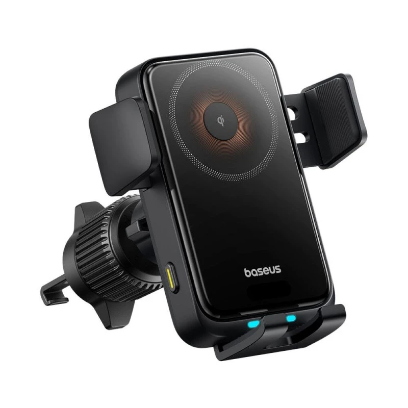 پایه نگهدارنده و شارژر بی سیم گوشی موبایل بیسوس مدل Wisdom Pro BS-CM051