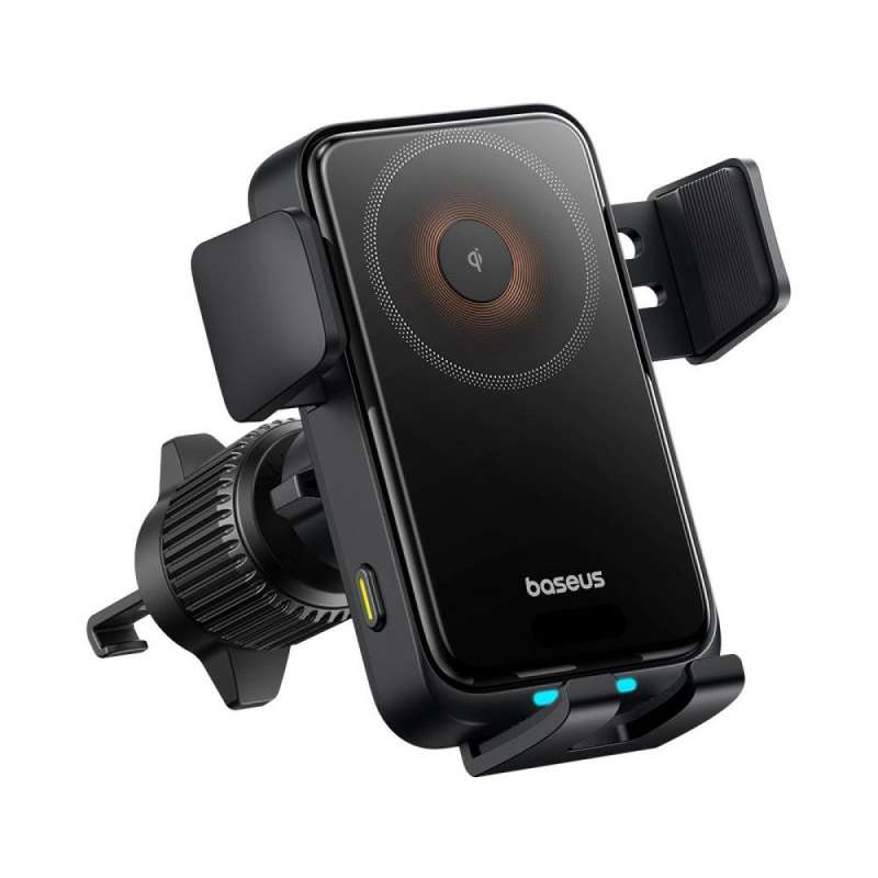 پایه نگهدارنده و شارژر بی سیم گوشی موبایل بیسوس مدل Wisdom Pro BS-CM051