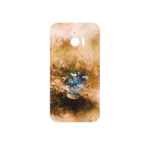 MAHOOT Collage of surreal Portrait of Men Cover Sticker for HTC 10