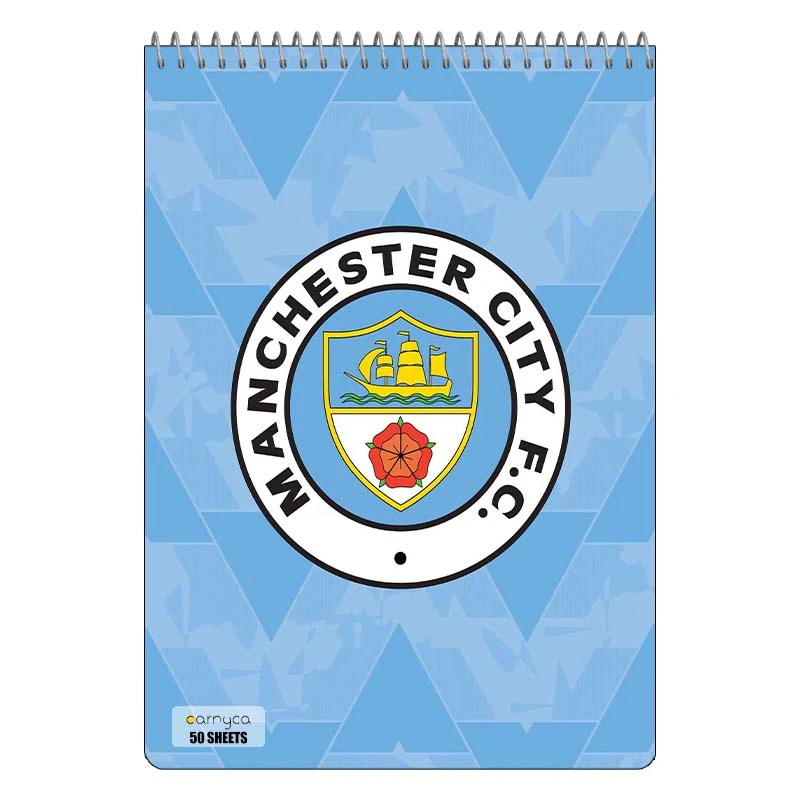 دفتر نقاشی 50 برگ سیمی کارنیکا طرح منچستر سیتی Manchester City کد 39266