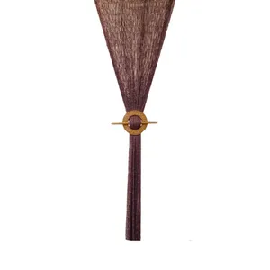 پرده ریشه ای مدل پولکی کد TW-P10سایز 145X300 سانتی متر