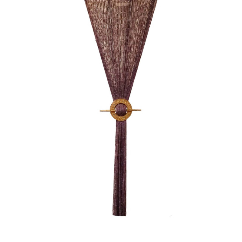 پرده ریشه ای مدل پولکی کد TW-P10سایز 145X300 سانتی متر