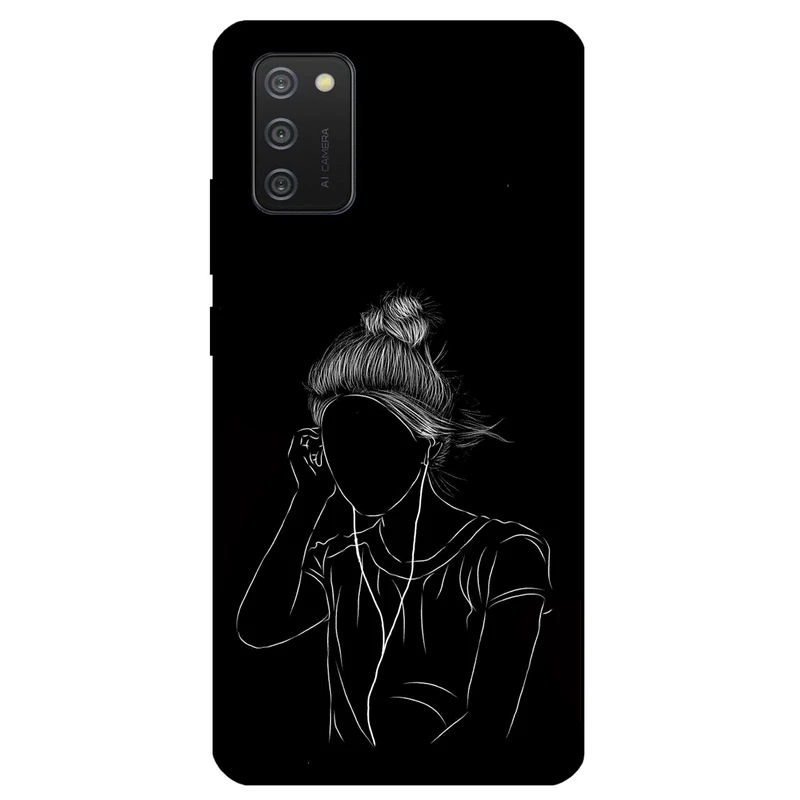 کاور مگافون طرح مینیمال مدل 1858 مناسب برای گوشی موبایل سامسونگ Galaxy A02S         