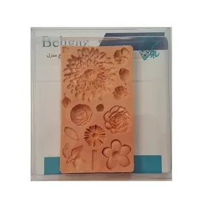 قالب فوندانت بهگز مدل Flowers