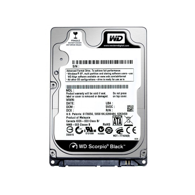 هارد دیسک اینترنال وسترن دیجیتال مدل WD5000BPKT ظرفیت 500 گیگابایت