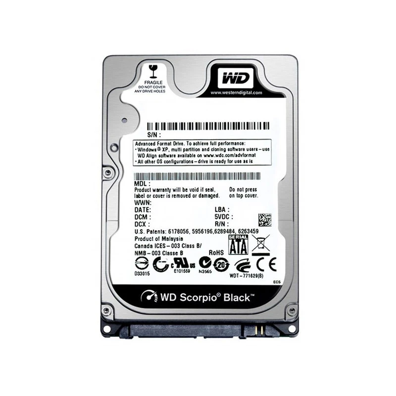 هارد دیسک اینترنال وسترن دیجیتال مدل WD5000BPKT ظرفیت 500 گیگابایت