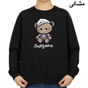 سویشرت زنانه مدل خرس و کلاه کد v26 