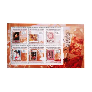 تمبر یادگاری مدل نقاشی کد F-986 مجموعه 6 عددی 