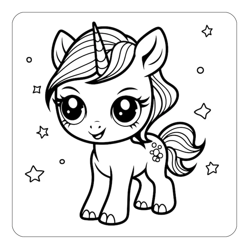 مگنت کاکتی طرح اسب تک شاخ و یونیکورن مدل mp29579