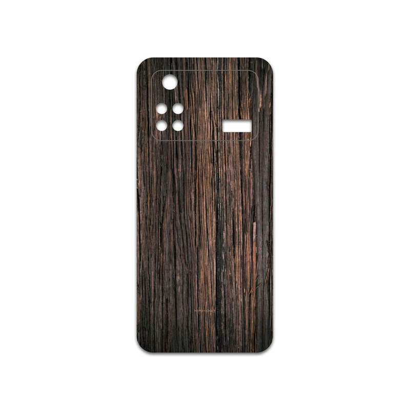 برچسب پوششی ماهوت مدل Burned-Wood مناسب برای گوشی موبایل شیائومی Poco M4 Pro 4G