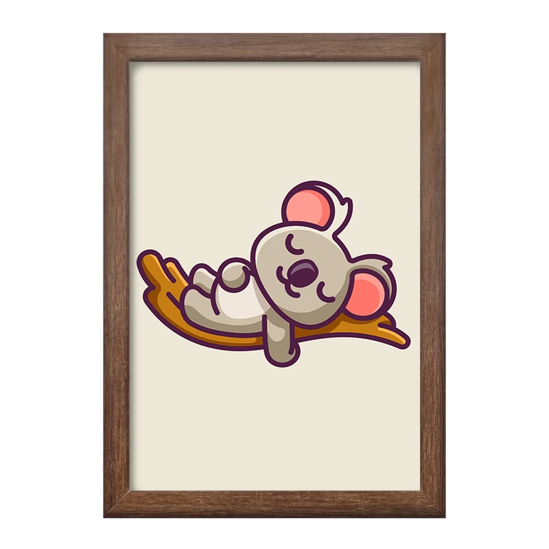 تابلو خندالو طرح حیوانات بامزه کوالا کد 28186