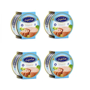 کنسرو ماهی تون در روغن هامون  -  180 گرم بسته 4 عددی