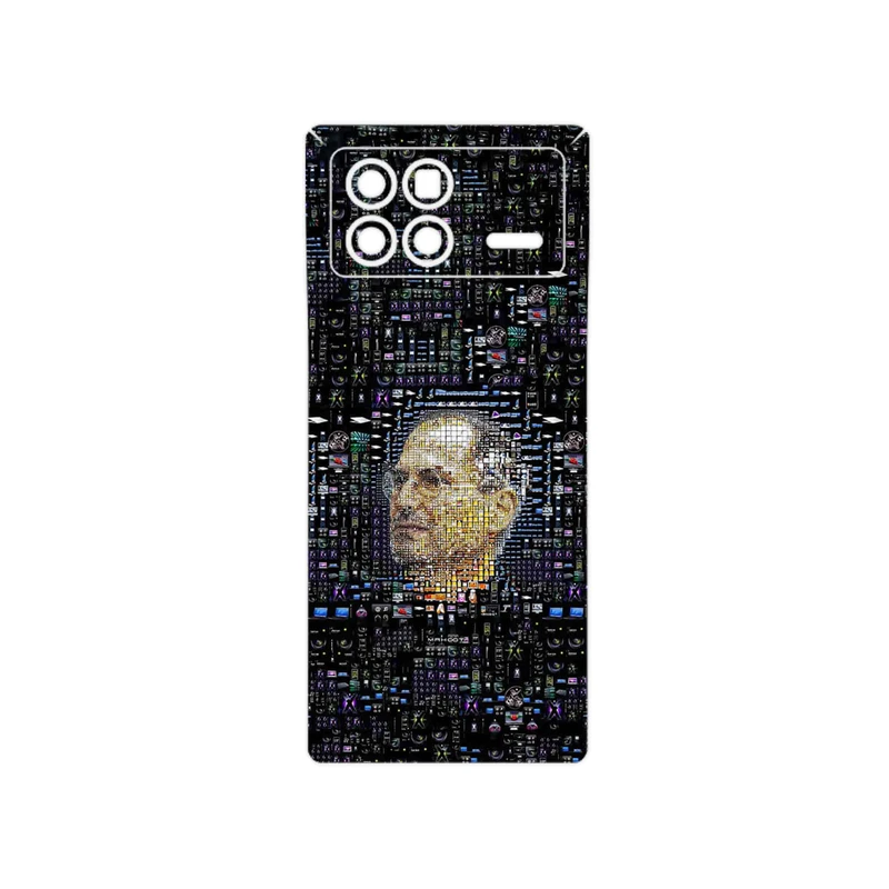 برچسب پوششی ماهوت مدل Collage of Steve Jobs 2 مناسب برای گوشی موبایل شیائومی Mix Fold 3