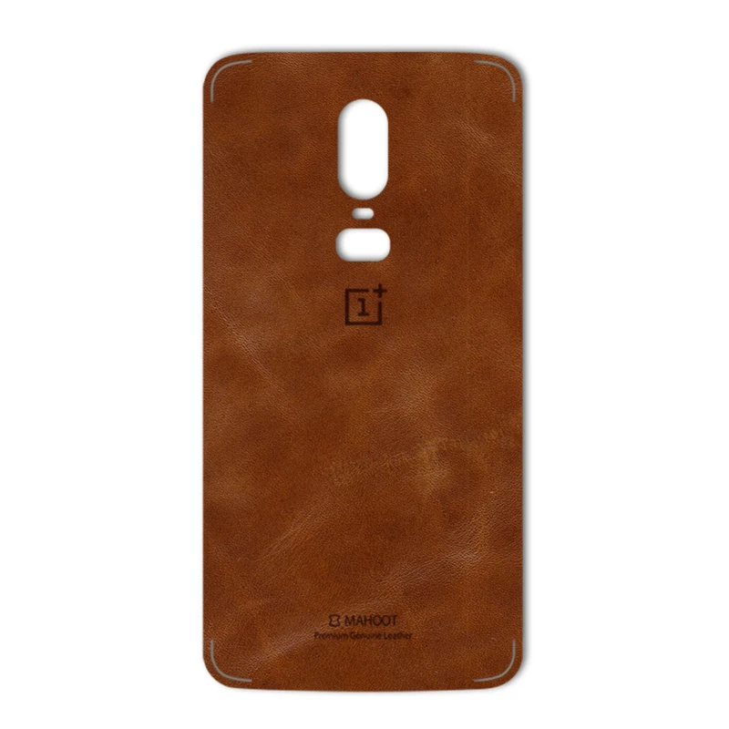 برچسب پوششی ماهوت مدل Buffalo Leather مناسب برای گوشی OnePlus 6