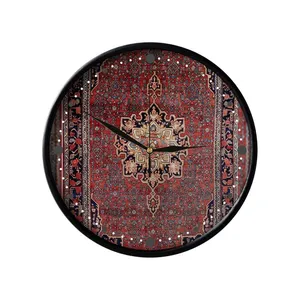 ساعت دیواری مدوپد طرح قالی بیجار مدل C-bijar14