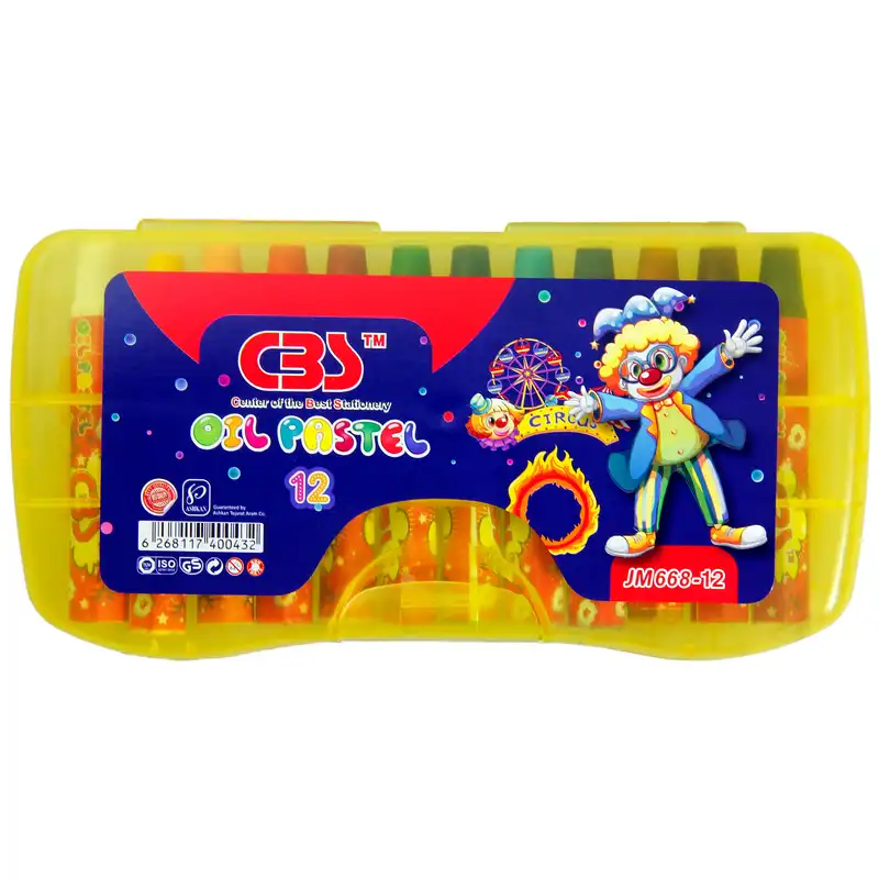 پاستل 12 رنگ سی بی اس کد JM668-12