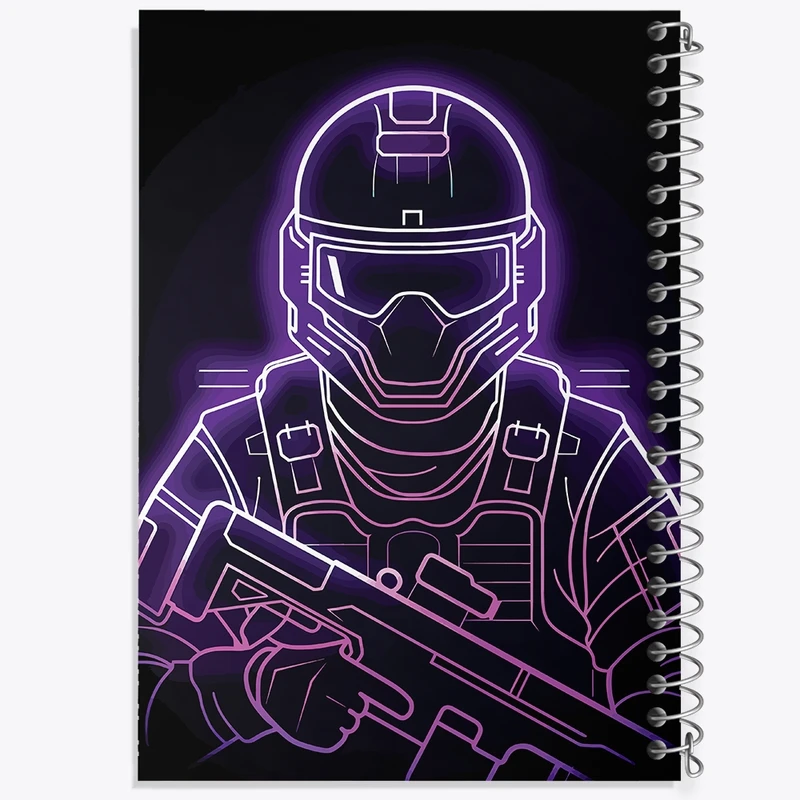 دفتر لیست خرید 50 برگ خندالو طرح کال آف دیوتی (call Of Duty) کد F2305