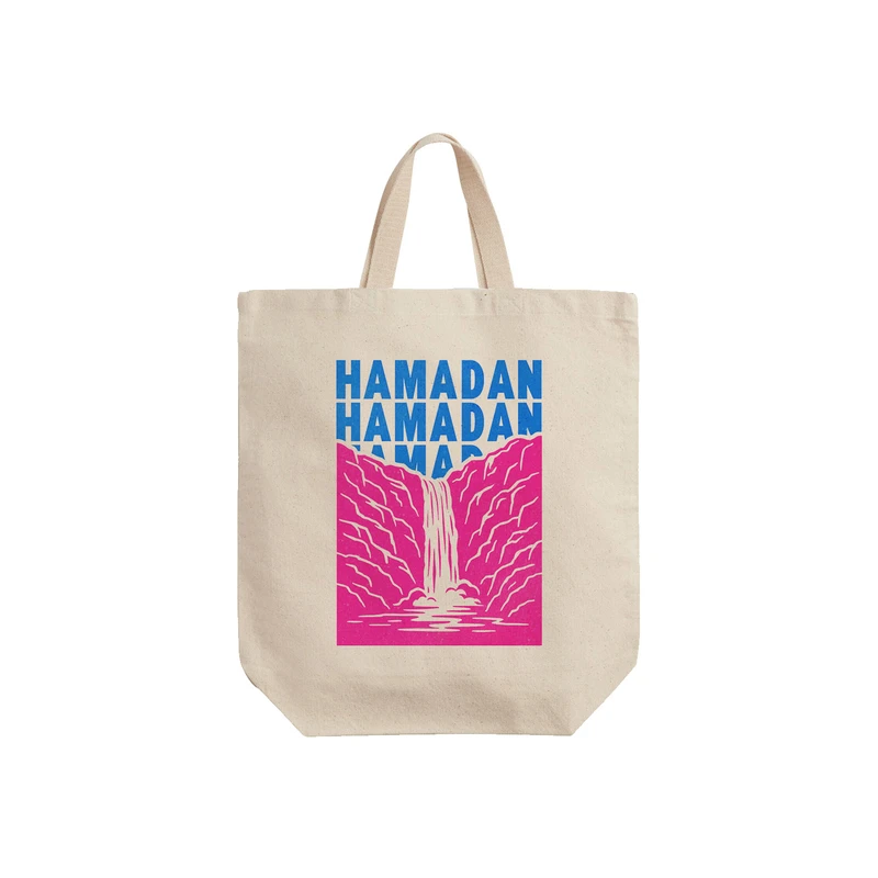 ساک خرید ترمه طراحان ایده مدل نماد آبشار گنج نامه همدان کد map0033 - S