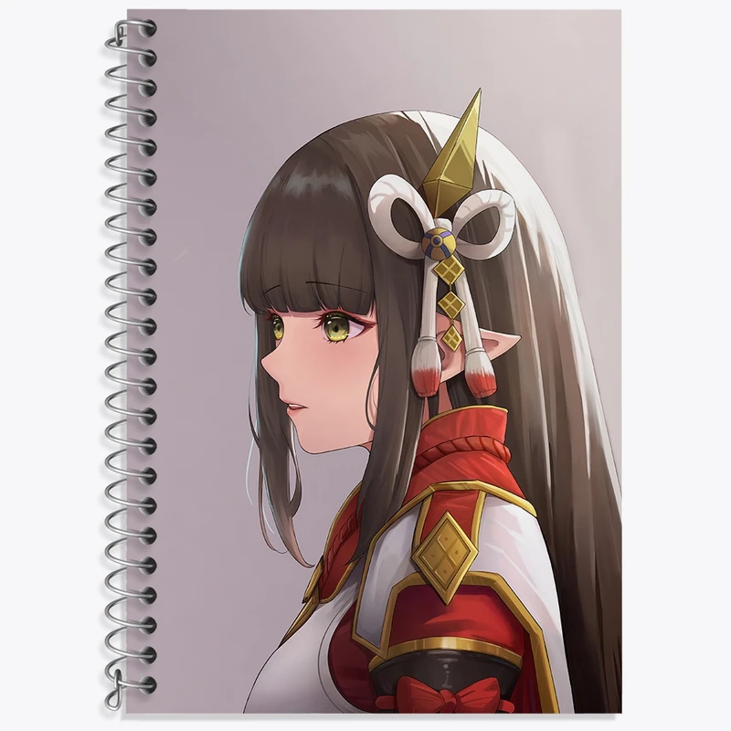 دفتر زبان 50 برگ خندالو مدل سه خط طرح بازی شکارچی هیولا (Monster Hunter) کد 33219