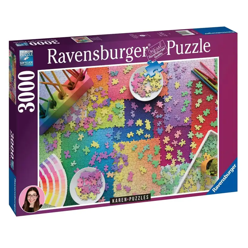 پازل 3000 تکه راونزبرگر مدل Puzzles on Puzzles کد 17471