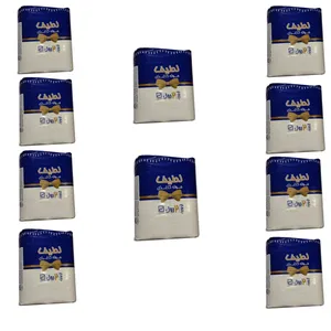 دستمال حوله ای لطیف مدل N500 مجموعه 10 عددی