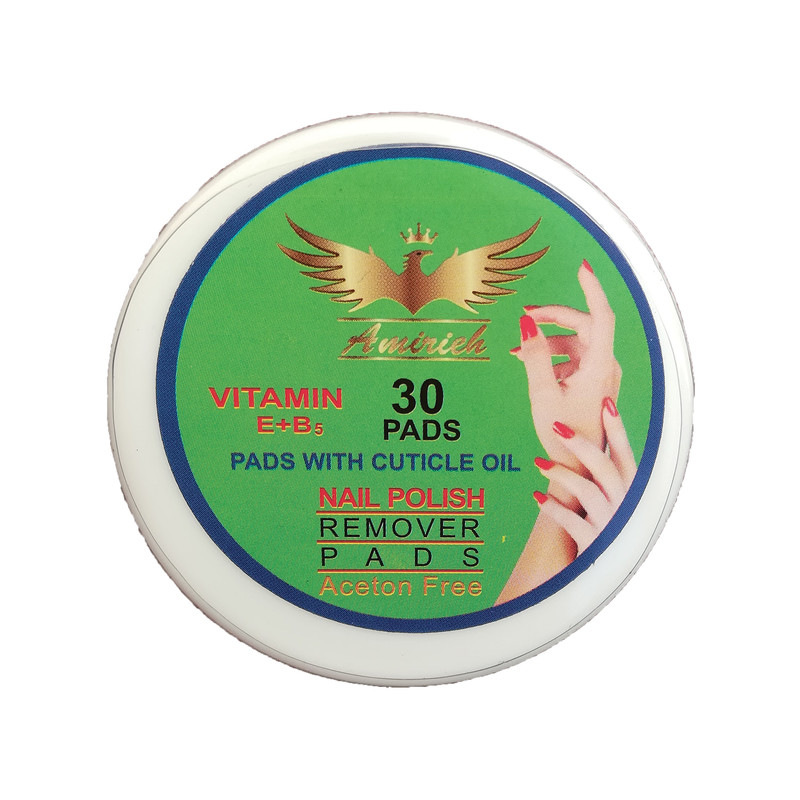 لاک پاک کن امینیه مدل Aceton Free سبز بسته 30 عددی لاک پاک کن امینیه مدل Aceton Free سبز بسته 30 عددی