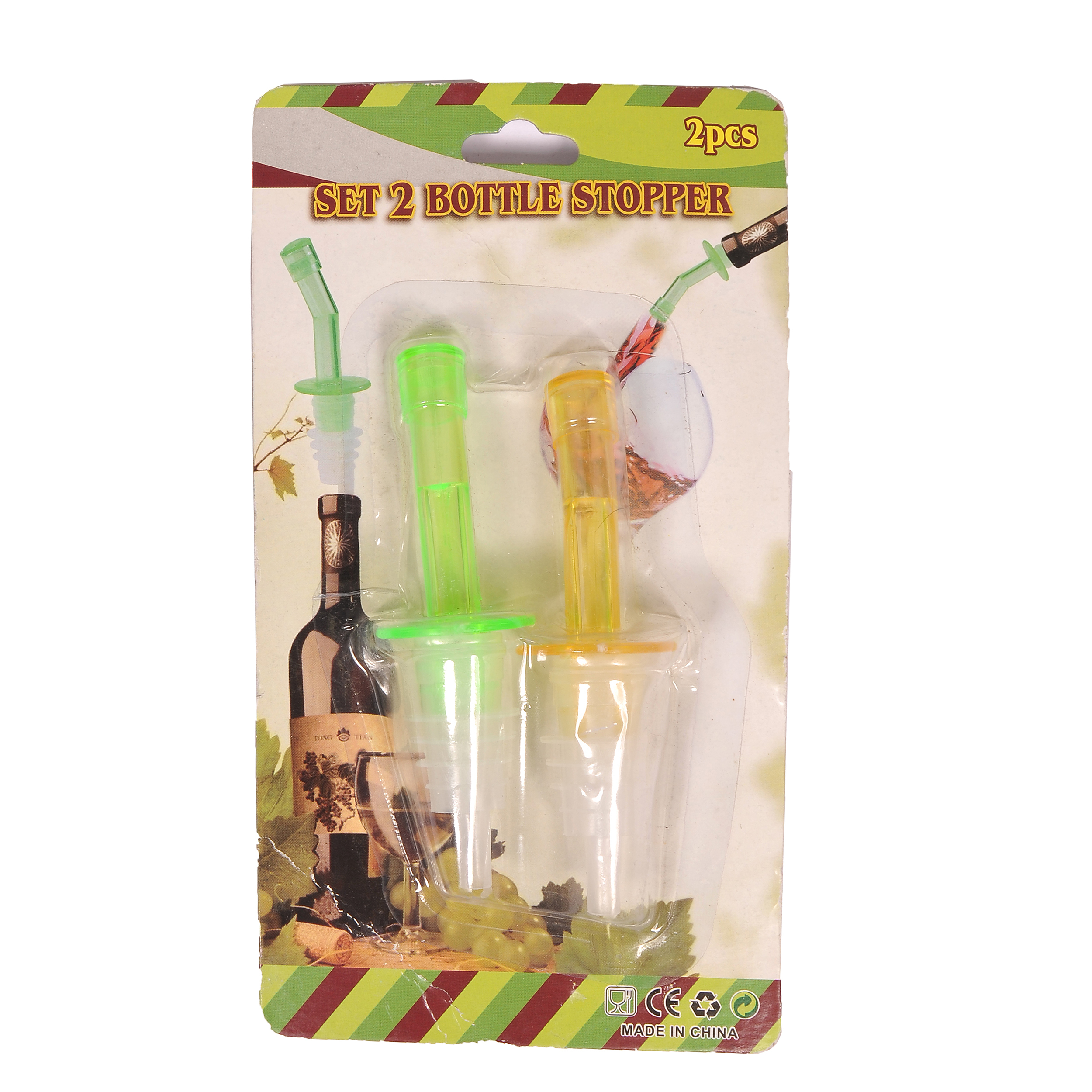 آرام ریز بطری مدل BOTTLE STOPPER بسته 2 عددی