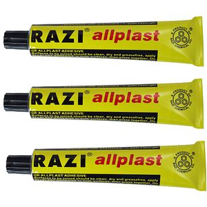 چسب مایع رازی مدل Allplast مجموعه 3 عددی