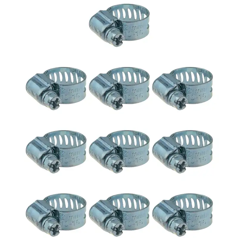 بست فلزی پارسان مدل P058 سایز 10-16 میلیمتر بسته 10 عددی