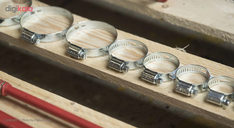 عکس شماره 9 : بست فلزی پارسان مدل p034 سایز 13-19 میلیمتر بسته 10 عددی