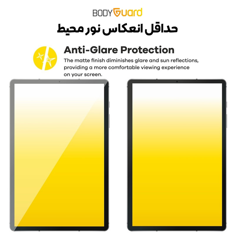 محافظ صفحه نمایش مات بادیگارد مدل Matte Tab مناسب برای تبلت سامسونگ Tab S6 Lite