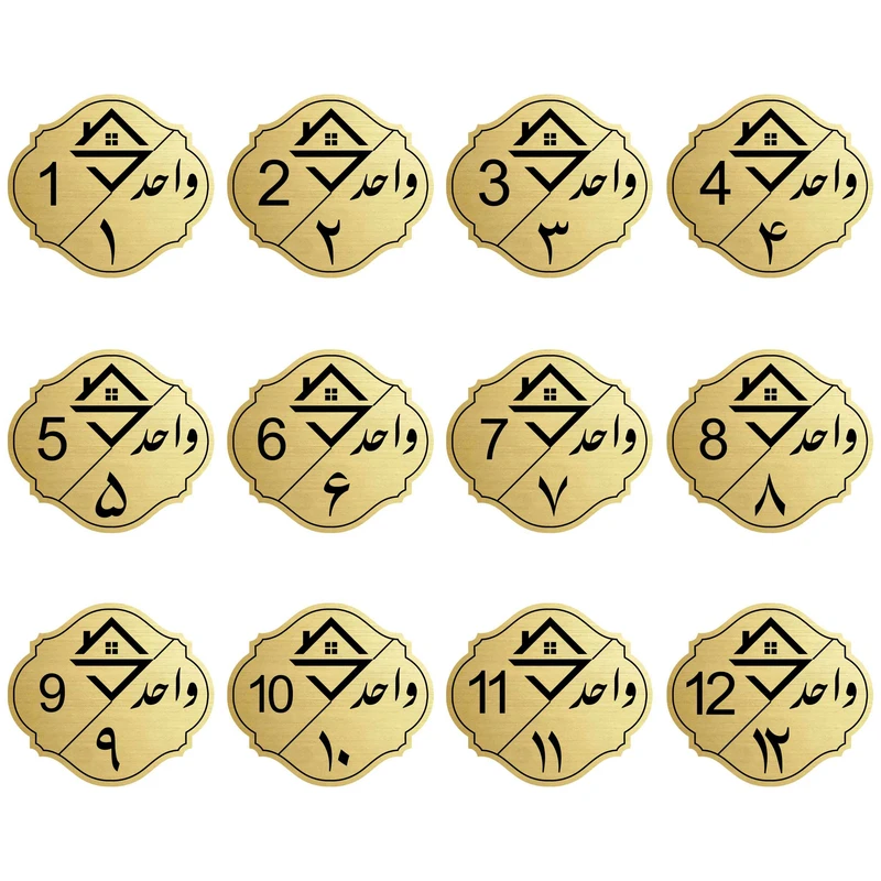 تابلو راهنما مدل 12 واحدی مجموعه 12 عددی