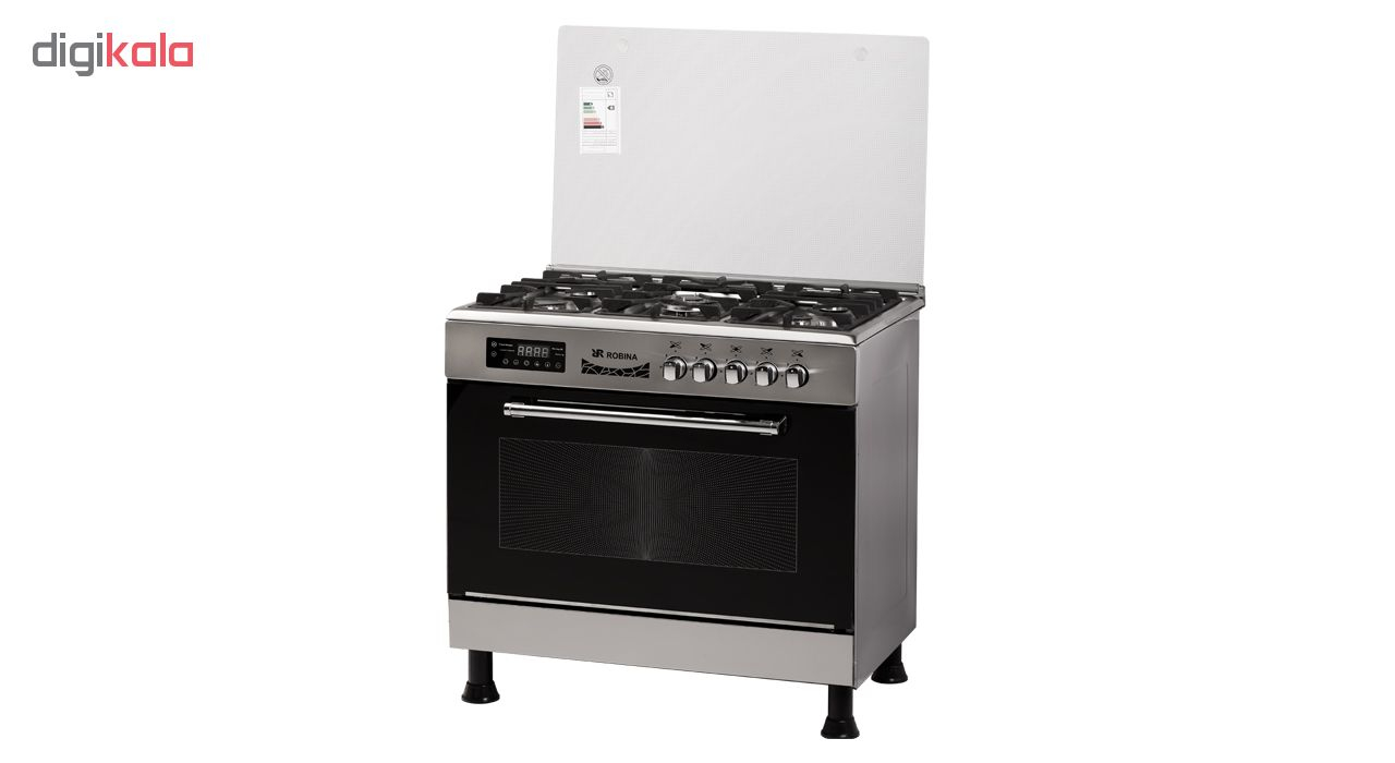 ‏اجاق گاز روبینا طرح فر مدل روبین دیجیتال