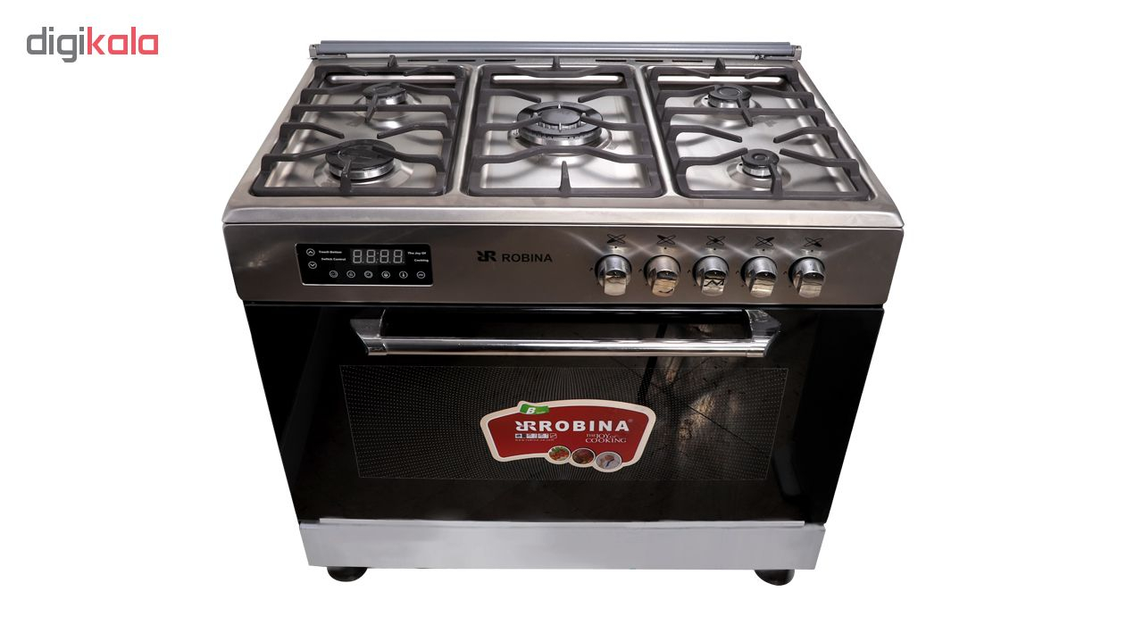 ‏اجاق گاز روبینا طرح فر مدل روبین دیجیتال