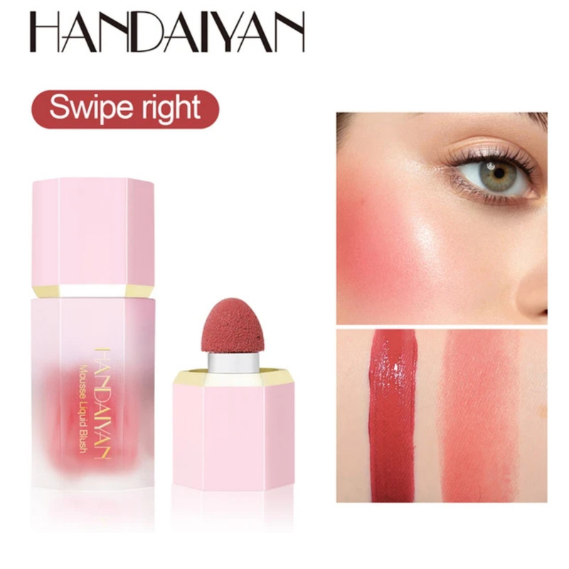 رژگونه هندیان مدل Liquid Blush Mousse کد A بسته 4 عددی وزن 7 گرم