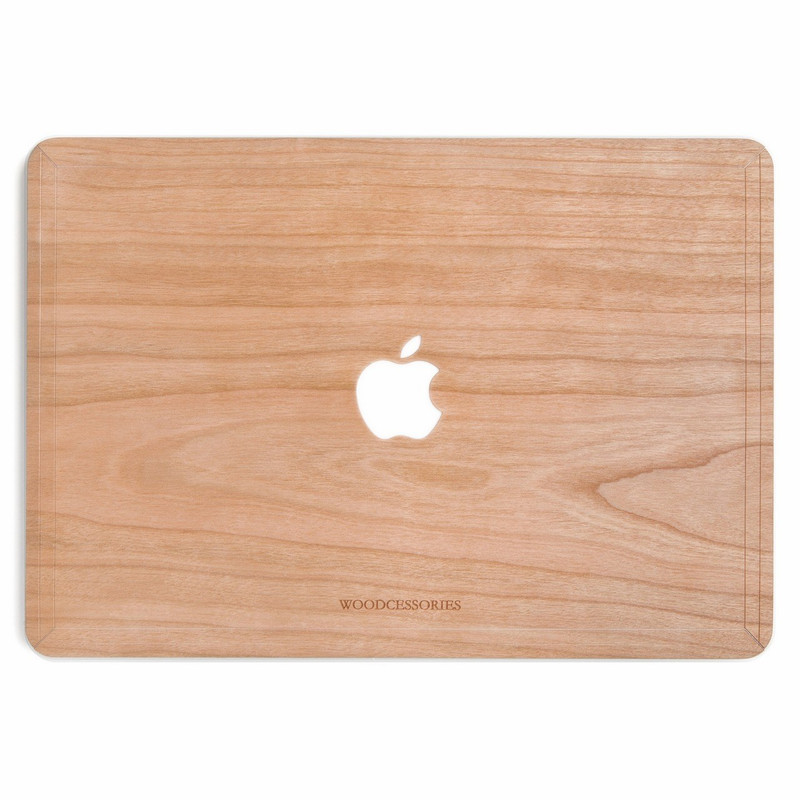 کاور چوبی وودسسوریز مدل Apple Logo مناسب برای مک بوک پرو رتینا 15 اینچی