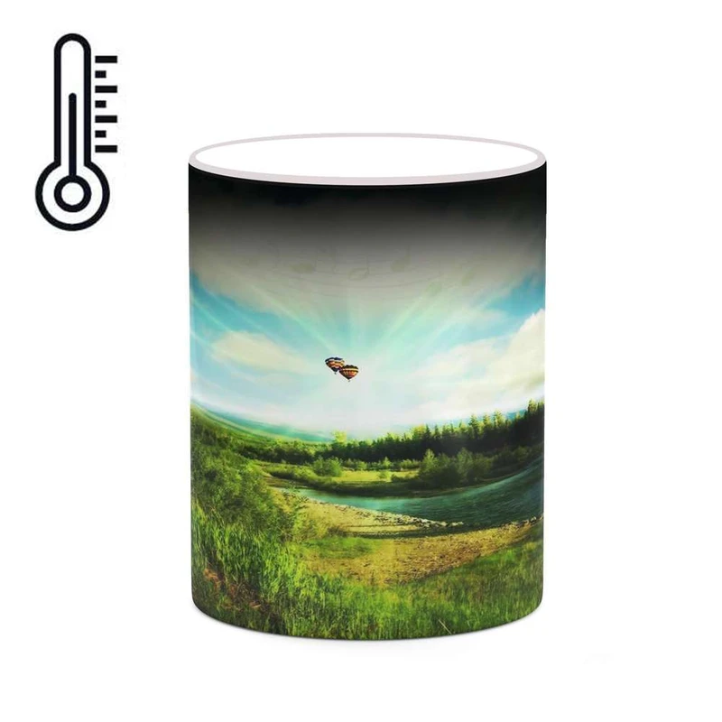 ماگ حرارتی کاکتی مدل منظره کد mgh20733