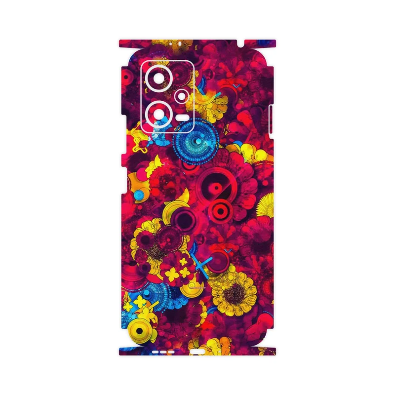 برچسب پوششی ماهوت مدل Vector Flower Garden Digital Art-FullSkin مناسب برای گوشی موبایل شیائومی Redmi Note 12 5G