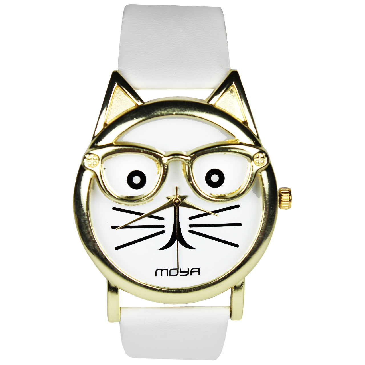 ساعت مچی عقربه ای زنانه مویا طرح گربه 003