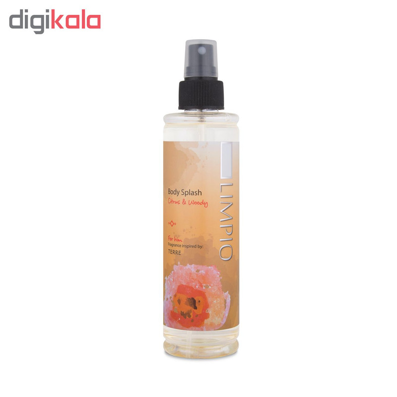 اسپری خوش بو کننده بدن مردانه لیمپیو مدل Terre حجم 250 میلی لیتر